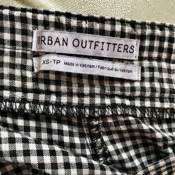 UO Tapered Plaid Checkered Mom Pants - Picture 4 of 5
